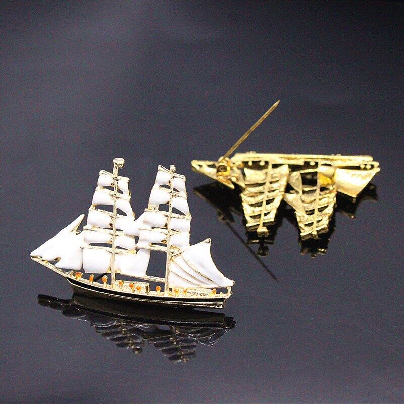 Ghim CàI ÁO HìNh ThuyềN Buồm PhốI MàU Đỏ ThờI Trang Cho Nữ