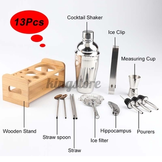 Set 13 Dụng Cụ Pha Chế Cocktail Chuyên Dụng