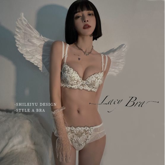 Bộ Đồ Lót Ren Hoa Gợi Cảm Đệm Mỏng Có Gọng Nâng Ngực Lacy Bra - B16 | BigBuy360 - bigbuy360.vn