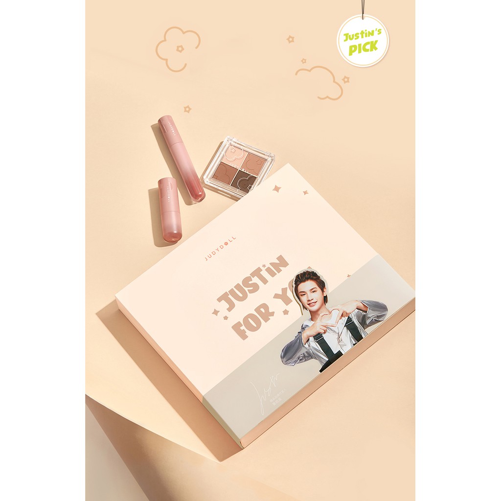 [Mã FMCGM100 - 10% đơn 500K] Bộ son môi + bảng phấn mắt Judydoll trang điểm tiện dụng | BigBuy360 - bigbuy360.vn
