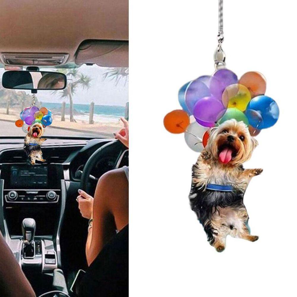 Bong Bóng Hình Chú Chó Trang Trí Xe Hơi