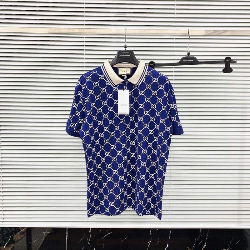 Áo polo nam 3D-gg  áo phông thể thao cộc tay cổ bẻ mùa hè thoáng mát chất liệu cotton cá sấu