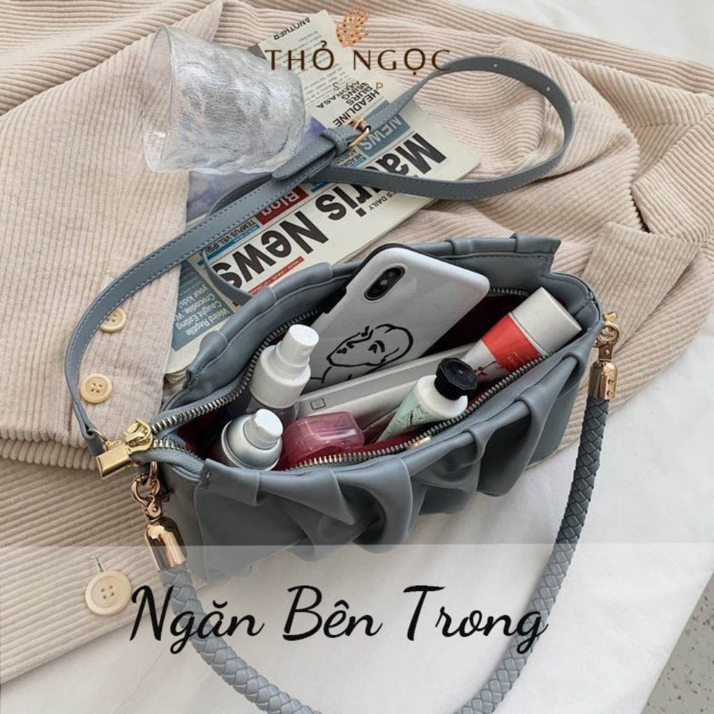 Túi Kẹp Nách Nữ ❤FreeShip❤ Túi Đeo Chéo Nữ Tặng Kèm Dây Kẹp Nách Chất Da Đẹp Size 24