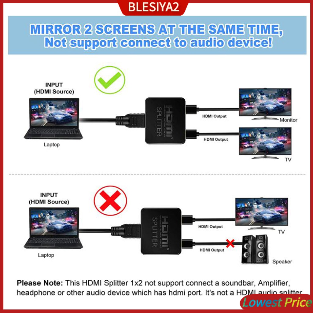 Bộ Khuếch Đại Tín Hiệu 3D 1080P 2 Trong 1 Cho Màn Hình Kép Màu Đen