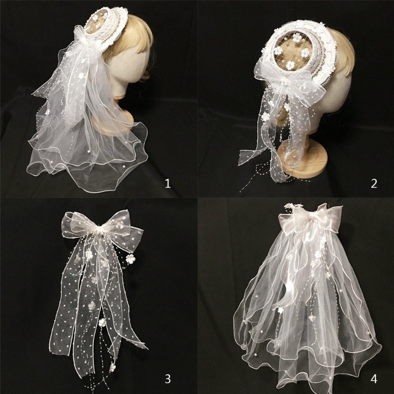 Phụ Kiện Cài Tóc Phong Cách Lolita Ngọt Ngào Dùng Làm Đạo Cụ Chụp Ảnh