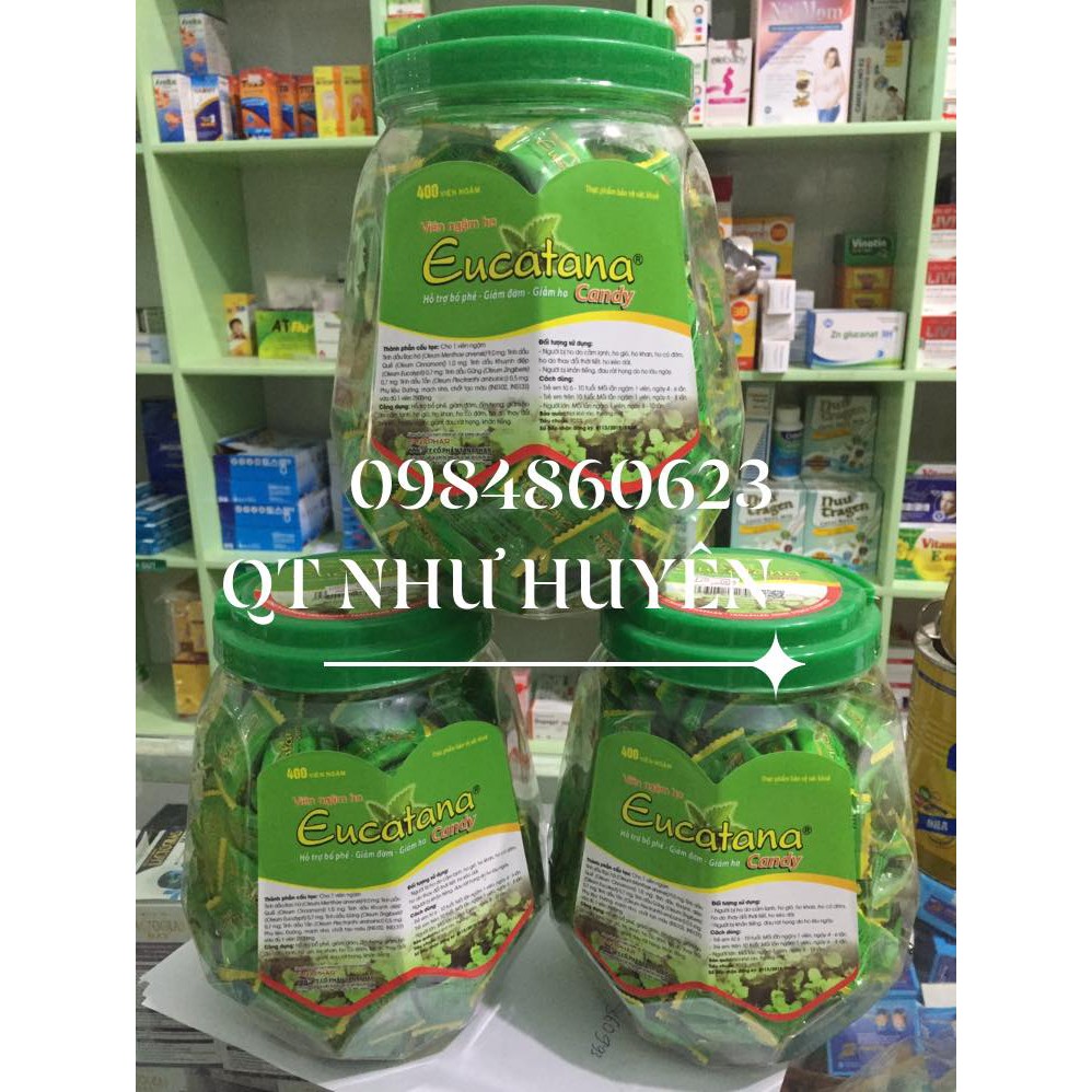 kẹo ngậm eucatana lọ 300 viên