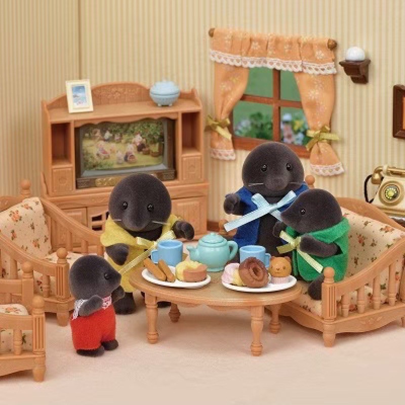 Sylvanian Families Gia Đình Chuột Chũi Mole Family