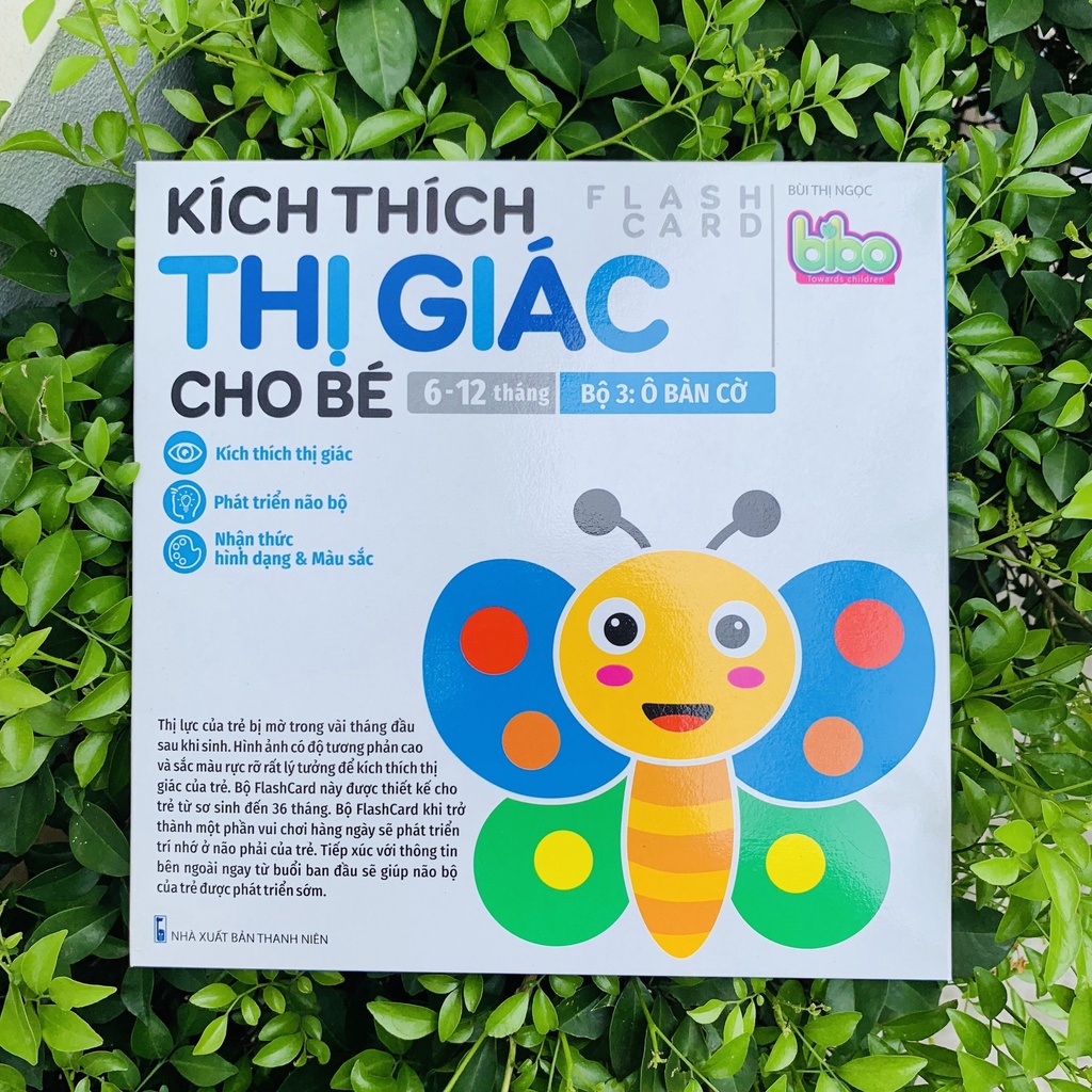 Bộ Thẻ Dán Tường Thẻ Kích Thích Thị Giác Cho Bé 6-12 Tháng Giúp Bé Phát Triển Toàn Diện