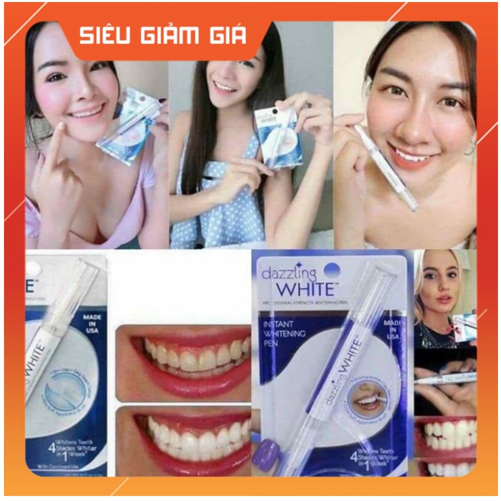 Combo 3 Bút tẩy trắng răng Dazzling White nhập khẩu Mỹ - Chính Hãng