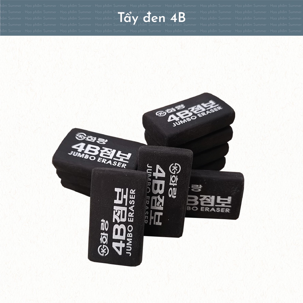 Tẩy đen 4B mỹ thuật, kỹ thuật
