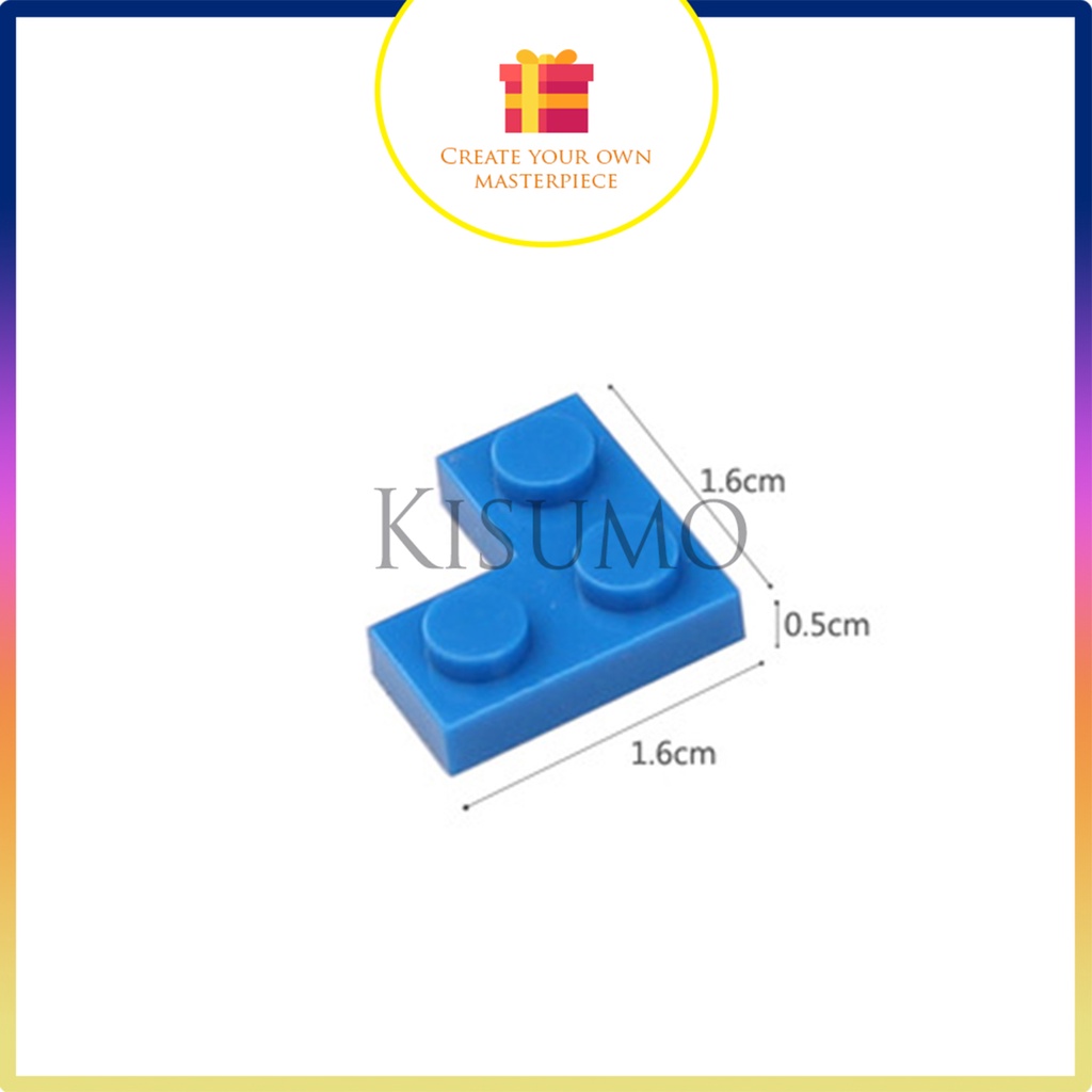 Phụ kiện moc 10 gạch góc dẹt 1x3 d10