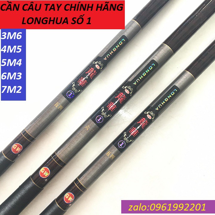 Cần Câu Tay GW Long Hua Số 1 Chính Hãng-cần tay gw Long Hua Số 1 Chính Hãng