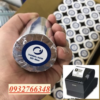100 cuộn Giấy in hoá đơn K80 Phi 45( in bill, hoá đơn Kiot Việt, Sapo, Kpos,..) in bill máy bán hàng