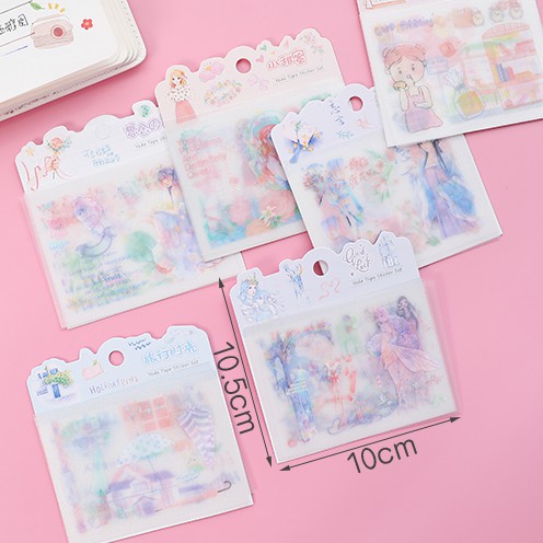 🍉Bộ Sticker trang trí sổ Cô Gái Ngọt Ngào / Công chúa cổ tích/ Cổ Trang Trung Quốc DUASHOP