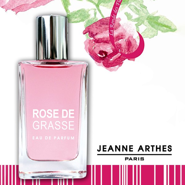 Nước hoa Pháp EDP Jeanne Arthes - ROSE DE GRASSE 30 ML - Mùi hương hoa hồng