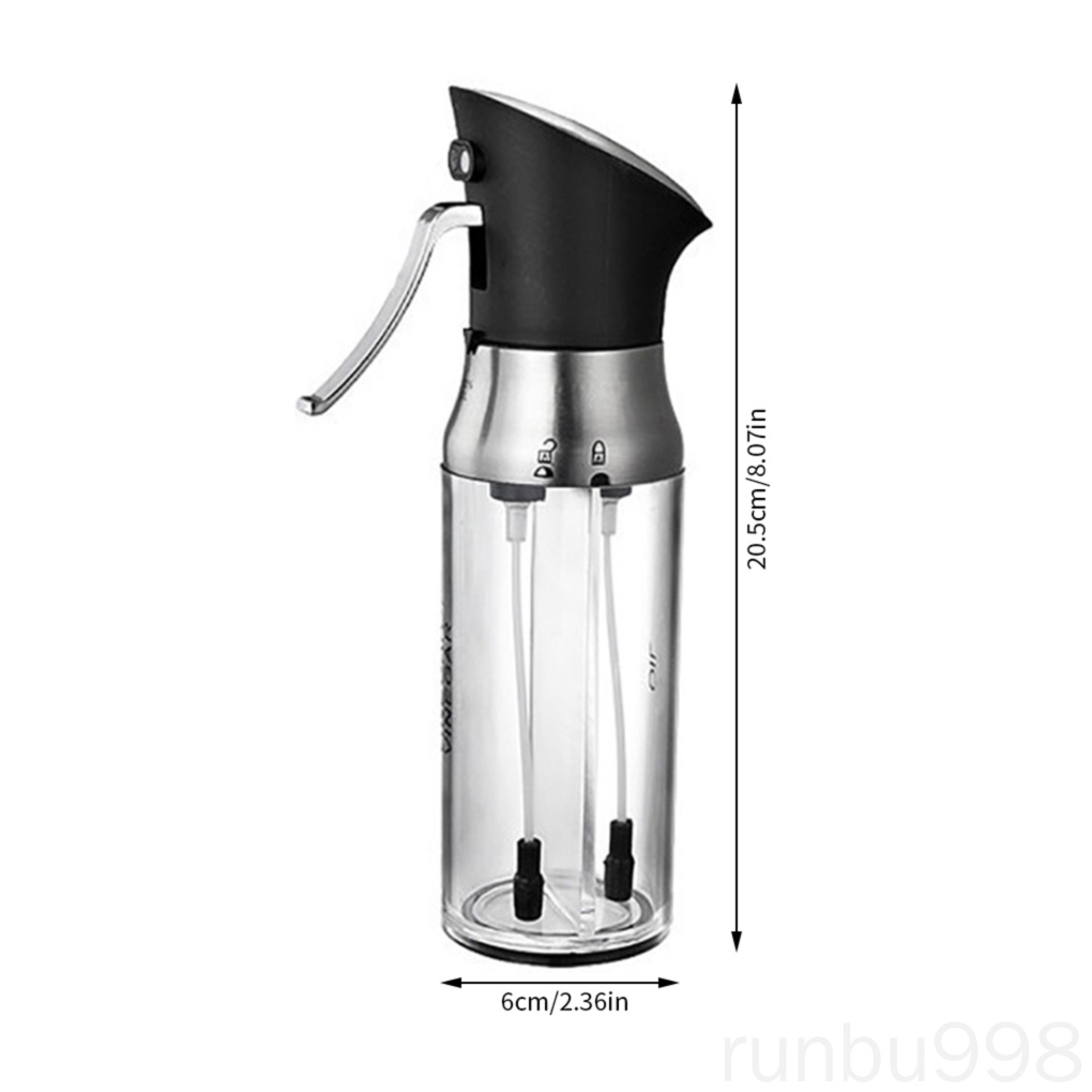Bình Xịt Dầu / Nước Sốt Chống Bụi Có Thể Điều Chỉnh Tiện Dụng Cho Nhà Bếp Runbu998