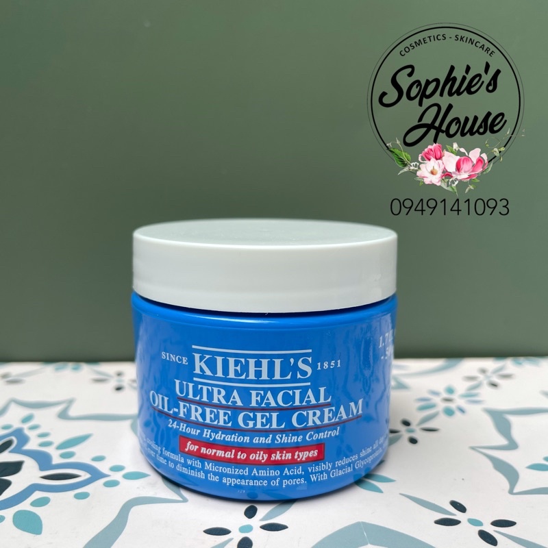 [Mã 252FMCGSALE giảm 8% đơn 500K] Kem dưỡng cấp ẩm dành cho da dầu - Kiehls Ultra Facial Oil Free Gel Cream