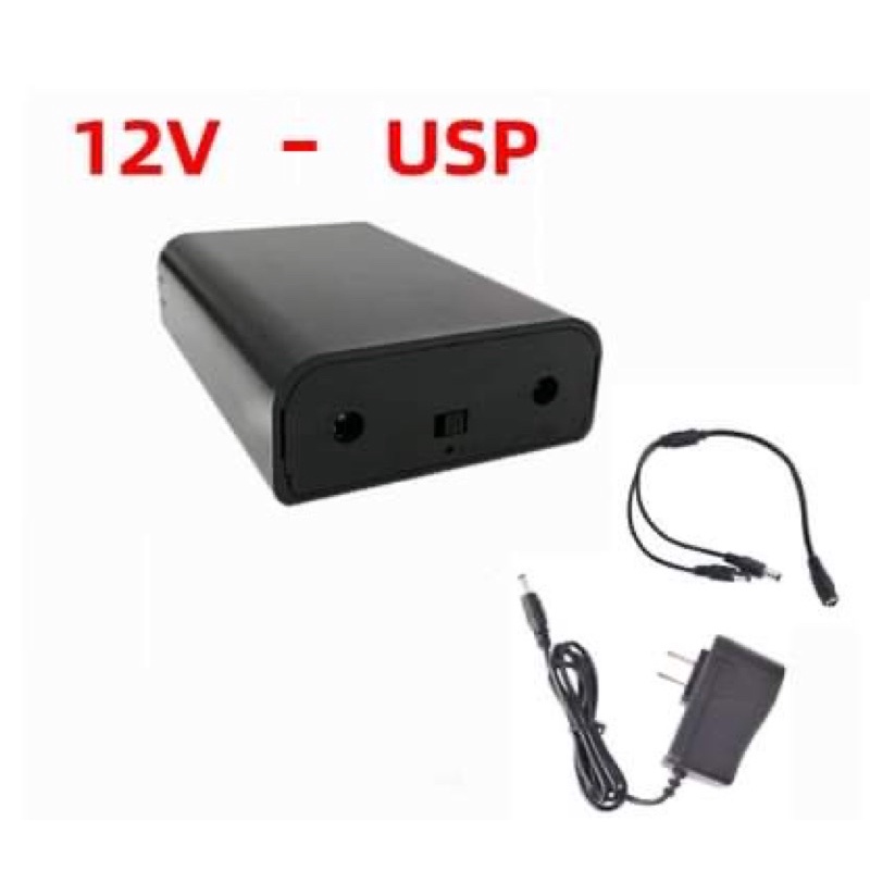Hộp pin 3S 12v - ups 12v - khối pin 3S 12v không hàn dễ dàng thay thế pin 18650