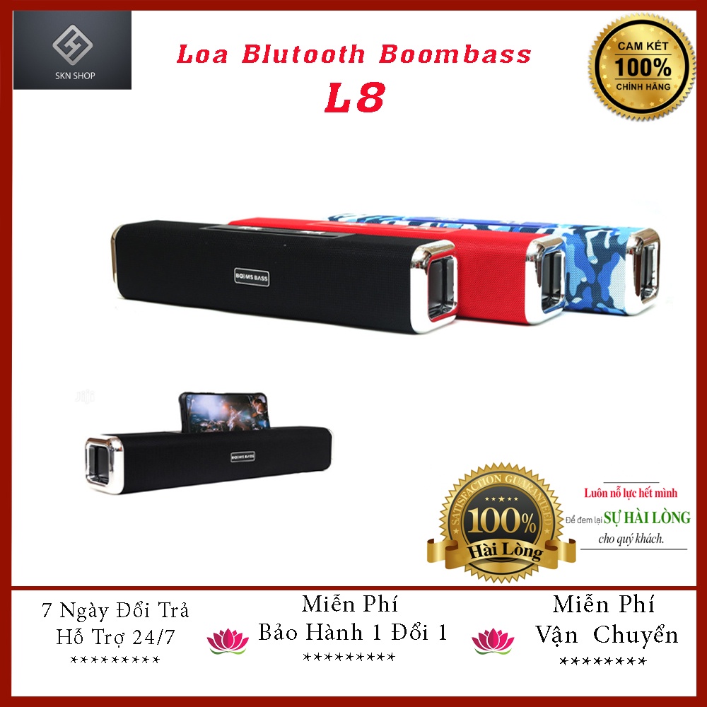 🌞Bảo hành 12 Tháng 🌞Loa BOOMBASS L8 âm thanh cực hay Bass siêu trầm Loa to , Cổng kết nội siêu tiện ích . lỗi 1 đổi 1