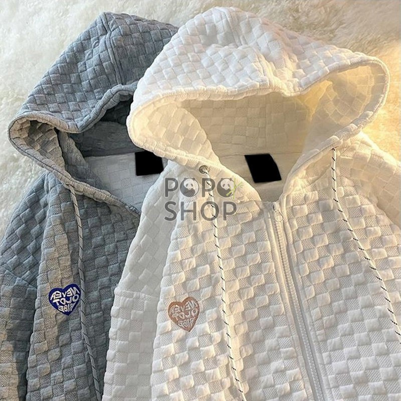 Áo Khoác Cardigan Nữ Thu Đông Có Mũ Rộng Phong Cách Mới 2021