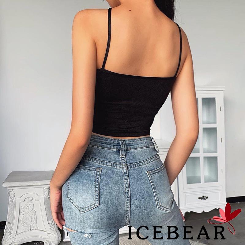 Áo Sát Nách Màu Trơn Thiết Kế Hở Lưng Quyến Rũ