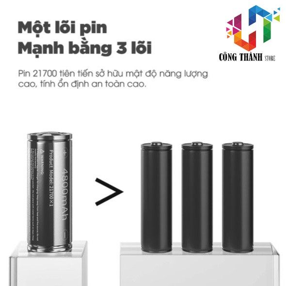 [Hàng Chính Hãng] Quạt mini cầm tay gió mạnh tích điện hình gấu Bear Jisulife F8X (BẢN NÂNG CẤP F8)