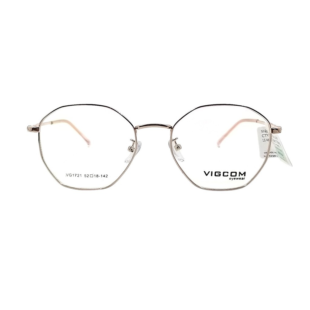 Gọng kính nam nữ Vigcom VG1721 chính hãng, thiết kế dễ đeo bảo vệ mắt