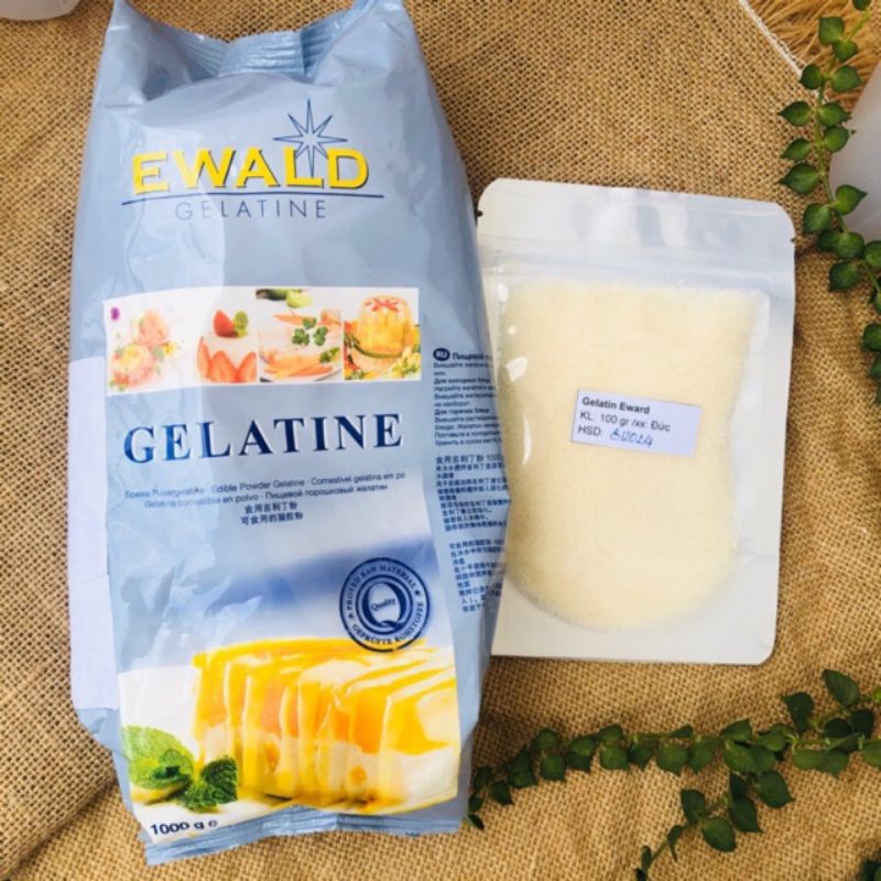 Bột Gelatine/ Gelatin Ewald 50g - 100g