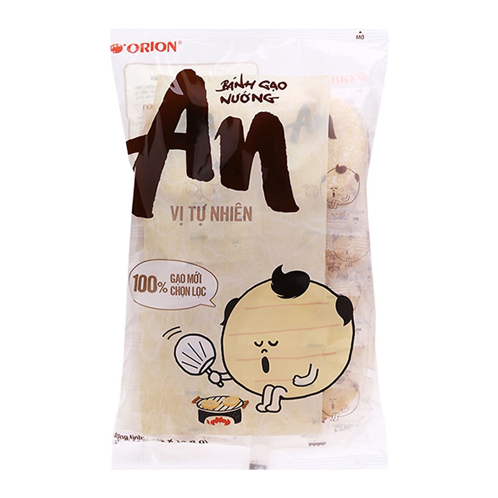 Thùng 10 bịch Bánh gạo nướng vị tảo biển/ ngọt đương nhiên Orion An