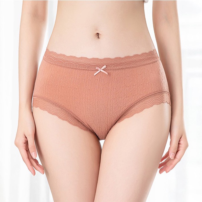 Quần lót AIJOLEN cotton đáy quần thoáng khí liền mạch phong cách mới cho nữ