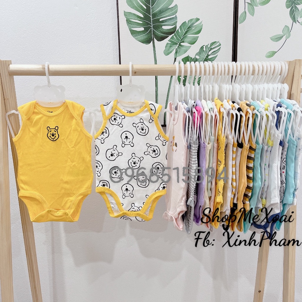 BỘ BODYSUIT BA LỖ, HAI DÂY SIZE 6M LINK 1, BODY CHIP CHO BÉ TỪ 5-7KG