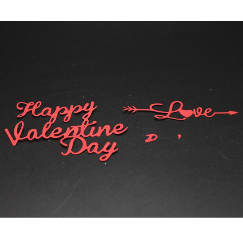 Khuôn cắt giấy kim loại hình trái tim tình yêu Valentine