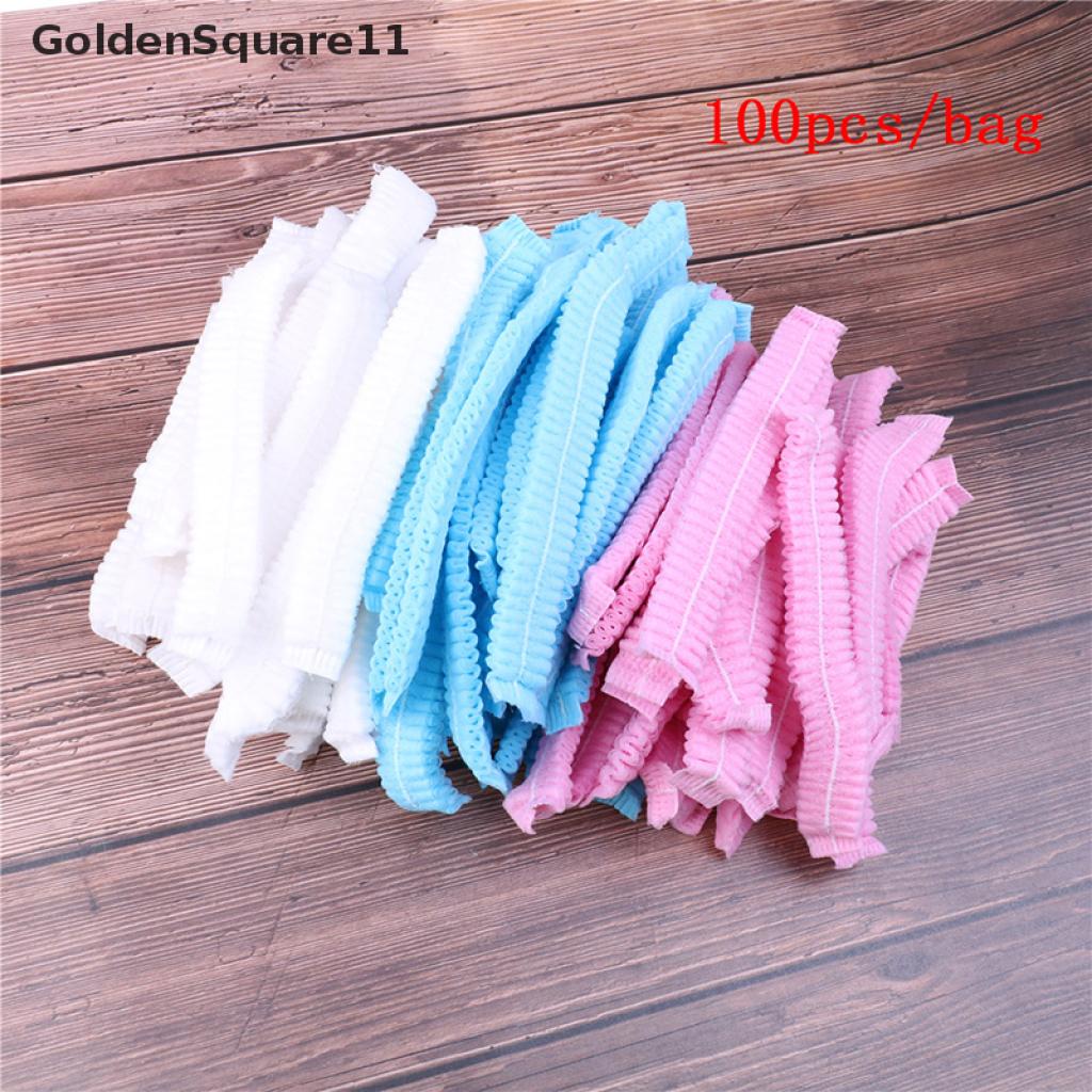 Set 100 Mũ Trùm Tóc Bằng Sợi Micro Sử Dụng Một Lần Tiện Lợi