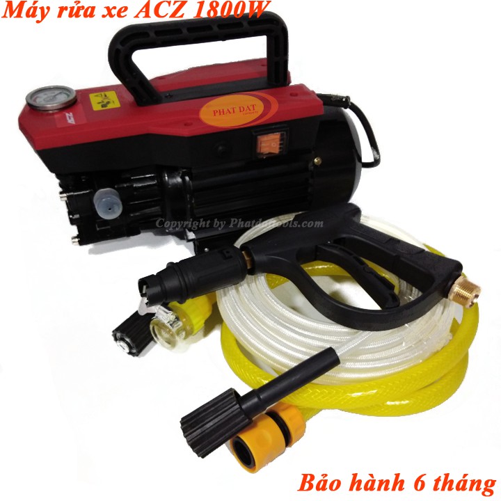 Máy Xịt Rửa Xe,Sân Vườn Cao Cấp ACZ RS1 1800W-Chính Hãng