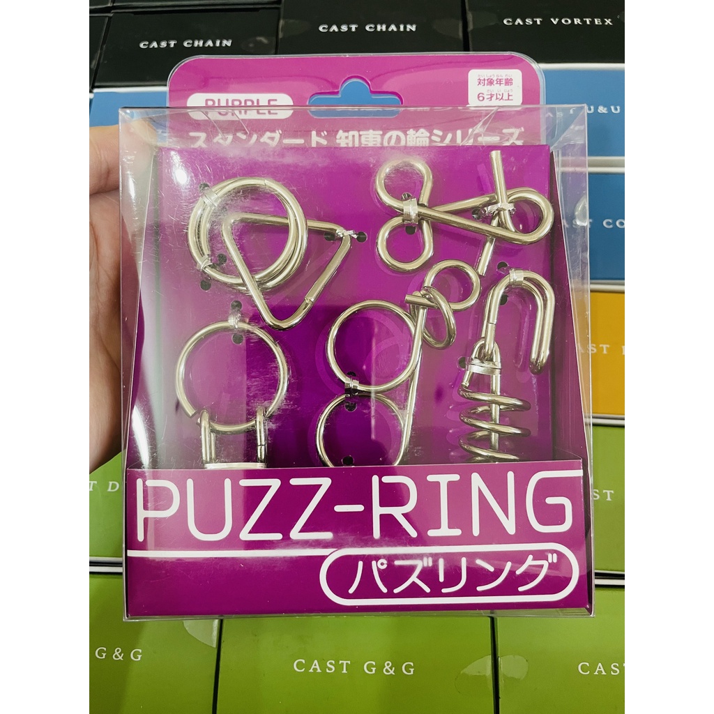 Bộ đồ chơi giải đố puzz ring Hanayama - bộ 5 món
