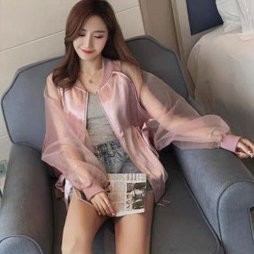 áo bomber 2hand tay lưới siêu phồng