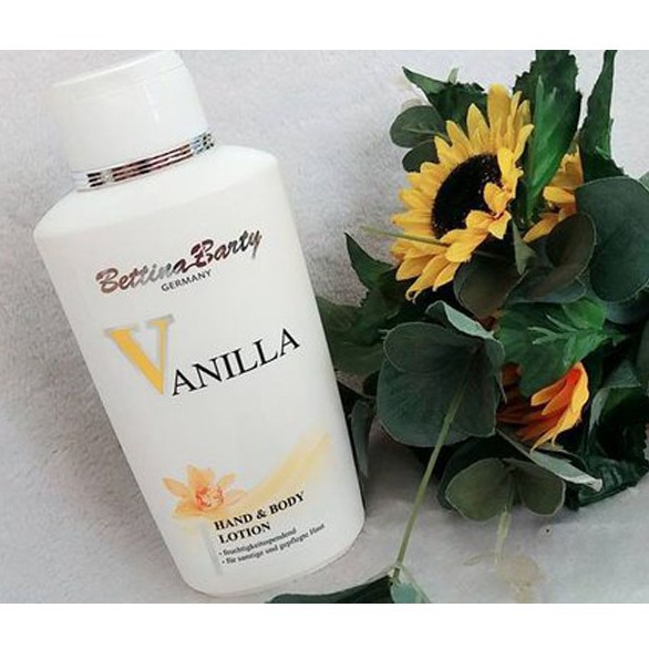 vanilla hand and body lotion