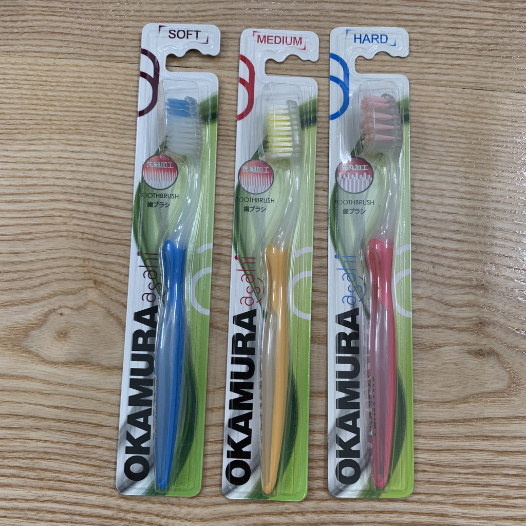 Okamura_ Bàn chải đánh răng chất lượng Nhật Bản (3 loại)