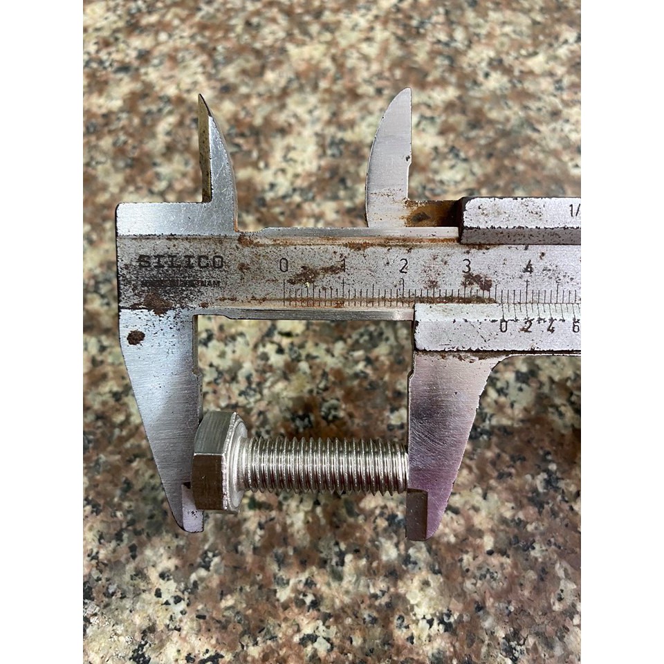 Bu lông inox 304 M10 x 25