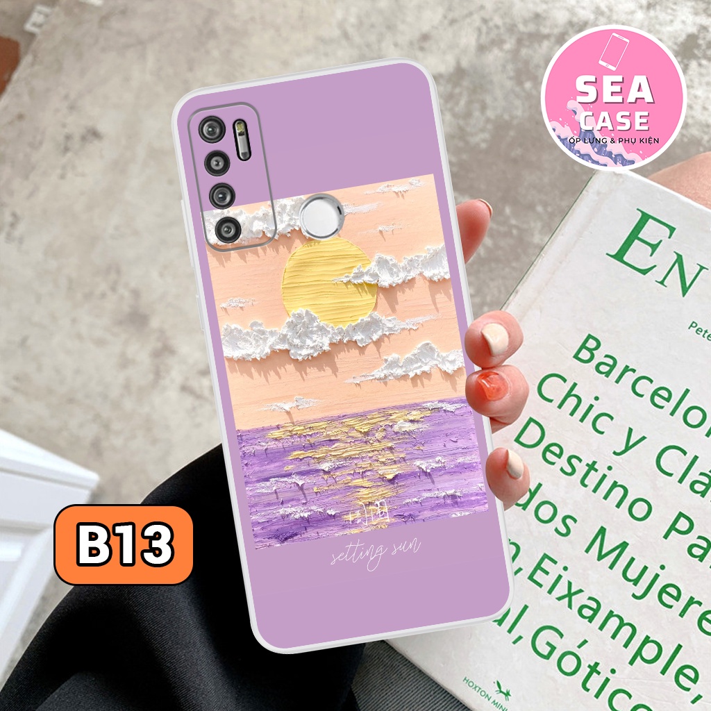 Ốp lưng VSMART LIVE 4 hình hoa vintage,basic,nhẹ nhàng – ốp dẻo chống trầy,chống va đập
