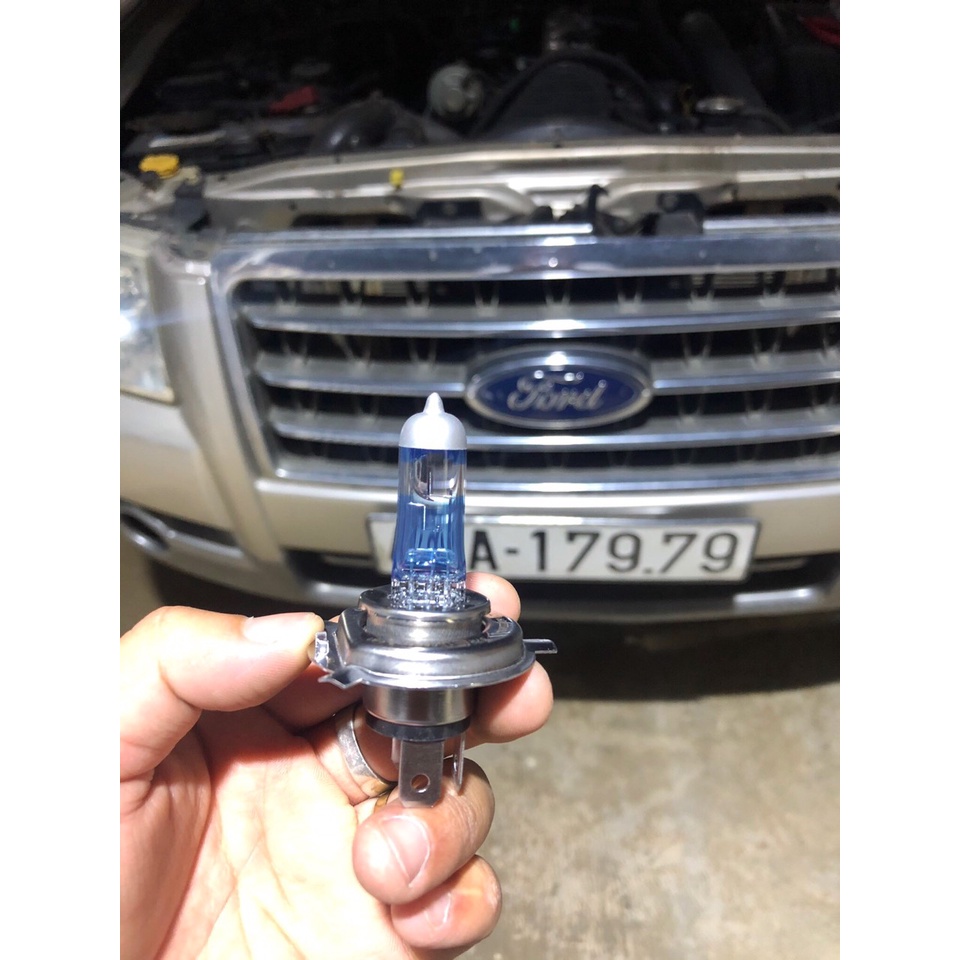 Bộ 2  Bóng Đèn Osram H4,siêu sáng Tăng Sáng 150% VÀ 200%, Bóng Đèn Osram H4 12V 55W Tăng Sáng