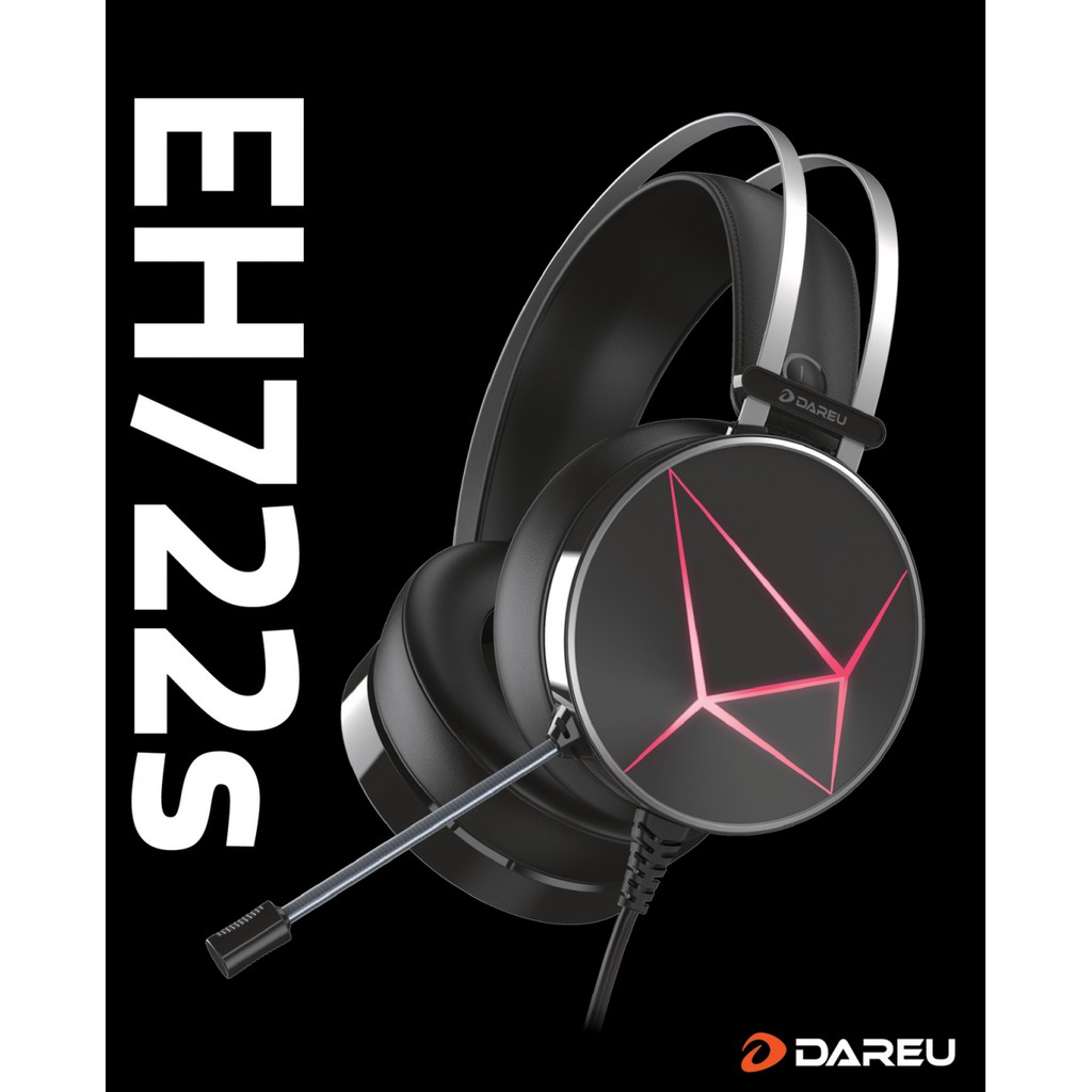 Tai nghe có mic DareU EH722S EH722X cao cấp (Giả lập 7.1)