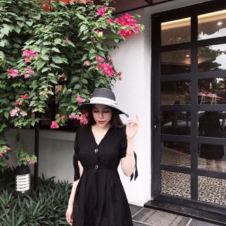 Đầm somi thắt nơ