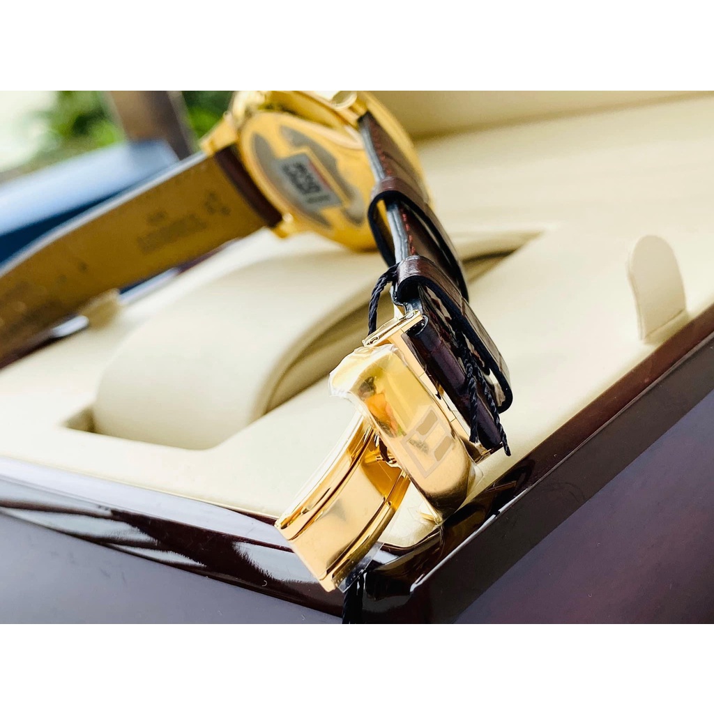 Đồng hồ Nam chính hãng Tissot 1853 Le Locle Powermatic 80 T006.407.36.263.00 Size 40,Lịch-Máy cơ tự động-Dây da nâu