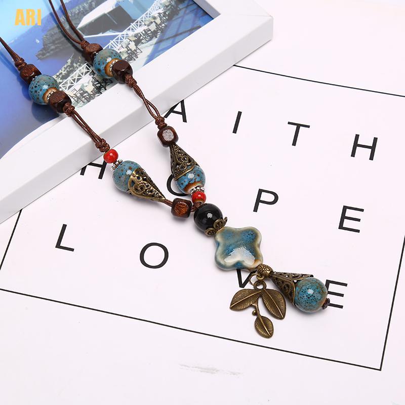 Dây Chuyền Mặt Gỗ Phong Cách Boho Thời Trang Cho Nữ