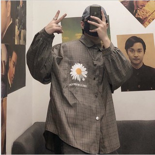 ÁO SƠ MI HOA CÚC unisex