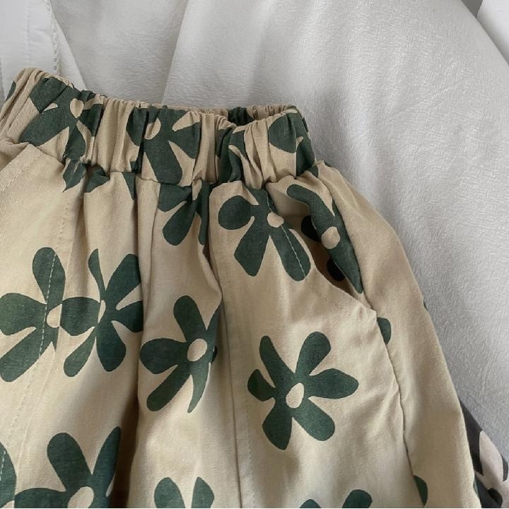 Quần Dài Dáng Rộng Chất Liệu Cotton Thời Trang Xuân Thu Phong Cách Hàn Quốc Mới Cho Bé Gái