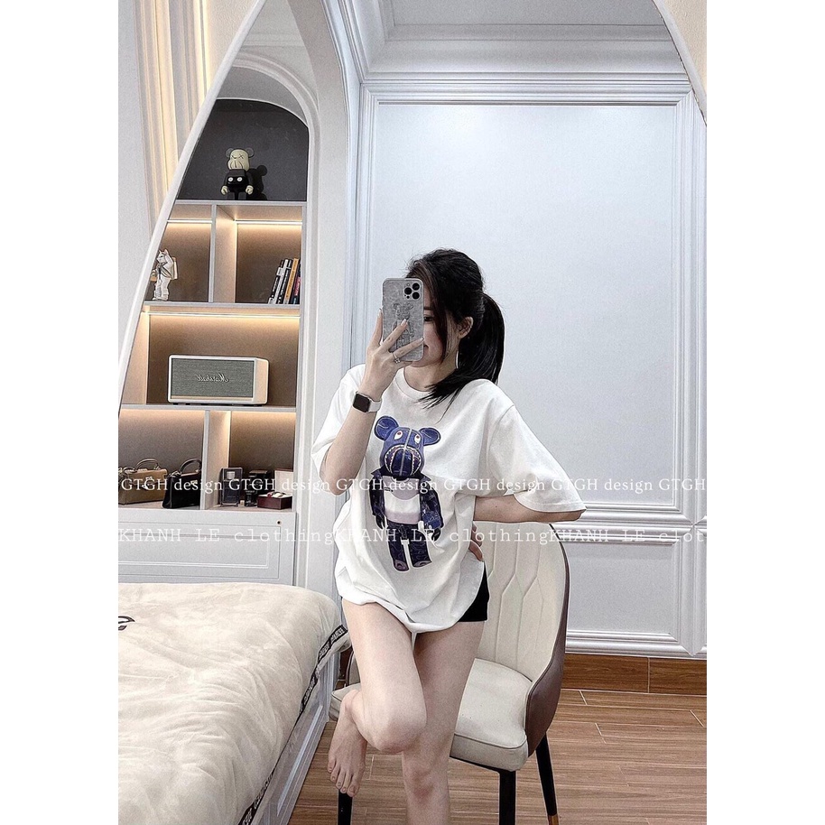 Áo Thun Nữ Tay Lỡ Hình Gấu Batman Siêu Hot Hit, Áo Phong Rộng Nữ Tay Lỡ Chất Coton Form Rộng