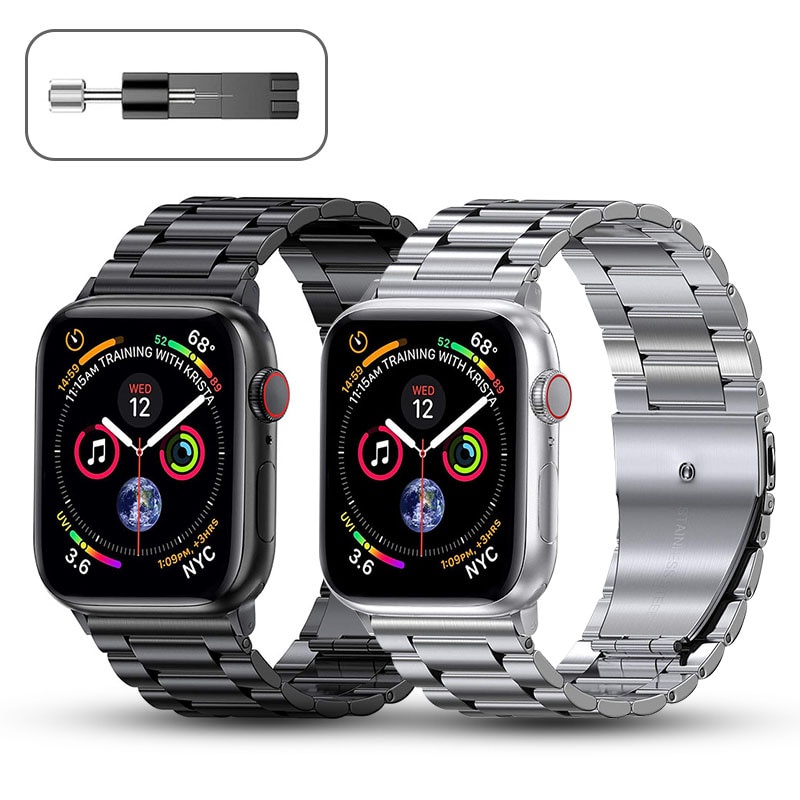 Dây đeo bằng thép không gỉ cho đồng hồ apple 41mm 45mm 38mm 40mm 44mm 38mm 42mm cho dòng iwatch 7 se 6 5 4 3 dây đeo kim loại Thép không đồng hồ thông minh t500 pro t55 w34 x7 d20