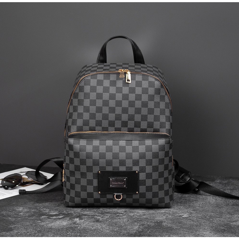 BALO DA HỌA TIẾT CARO / BALO THỜI TRANG / BALO LAPTOP